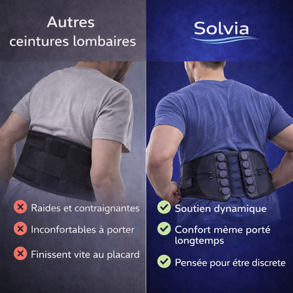Soulagez votre dos dès que vous bougez. Sans rigidité. Sans gêne.