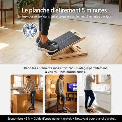 Planche d'étirement et de mobilité (+ Guide d'entraînement gratuit)